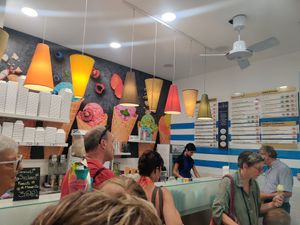 Inside at Corte Cremeria in Bordighera