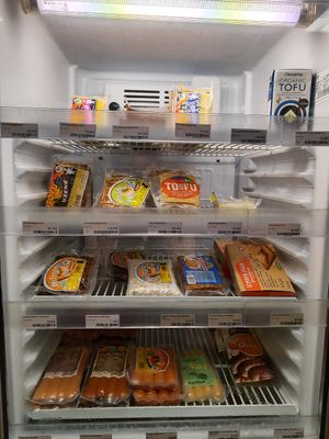 Tofus, tempehs.. at Bio Domov in Prague