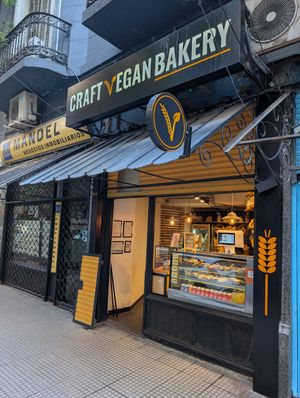 Outside at Craft Vegan Bakery Belgrano - Juramento in Buenos Aires