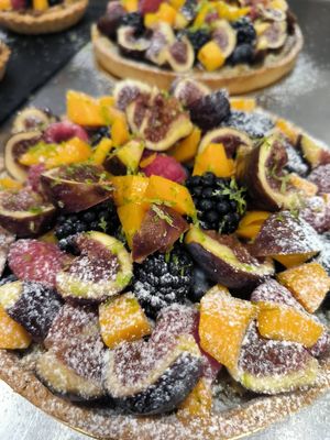 Tartes vegan at Caroline Gelats & Dolços in Girona