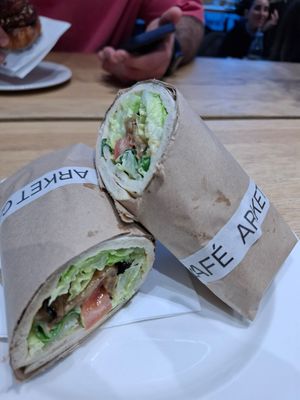 Wrap veganized at Arket Café - Milan in Milan
