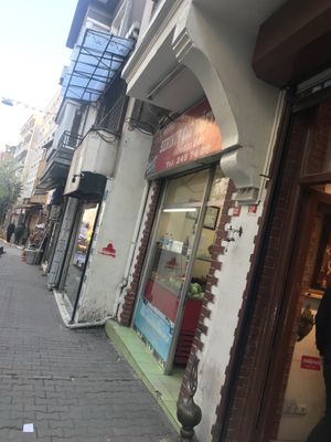 Outside shop  at Serince Cigkofte in Istanbul