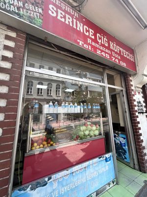 outside  at Serince Cigkofte in Istanbul