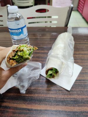 I had two mega dürums, 70 TL each. at Serince Cigkofte in Istanbul