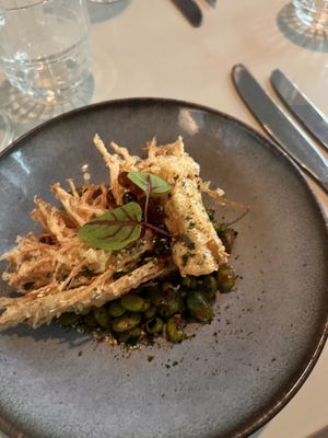 Enoki mushroom starter  at Zebedeus in The Hague