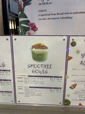 Menu april  at Cabana Acai Bowls & Smoothies in Kuala Lumpur