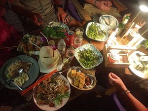 Huge portions at Madame Musur in Bangkok