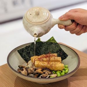 Vegan Tofu & Mushroom Ochazuke at Hvala Odeon in Central Singapore