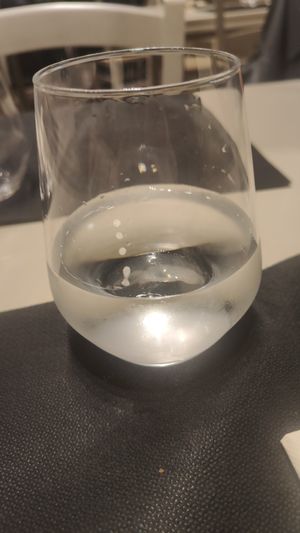 This was only vegan thing they had. at Osteria del Piatto in Rome