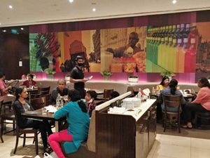 Restaurant interior at Kailash Parbat - Belilios Rd in Central Singapore