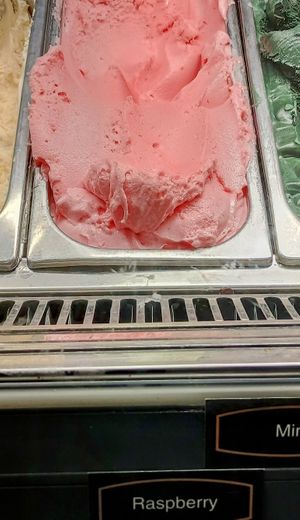 Raspberry sorbet at Cold Stone Creamery - W Ray Rd in Chandler