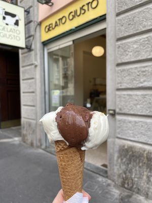   at Gelato Giusto in Milan