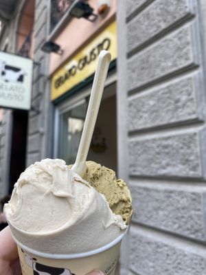   at Gelato Giusto in Milan