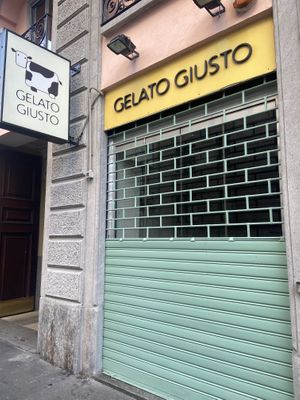   at Gelato Giusto in Milan