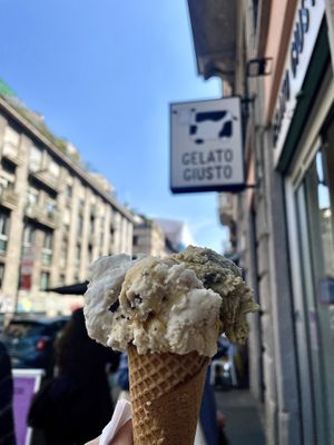   at Gelato Giusto in Milan