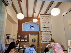 Inside at Gelato Giusto in Milan