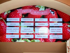 Ice Cream Choice at Gelato Giusto in Milan