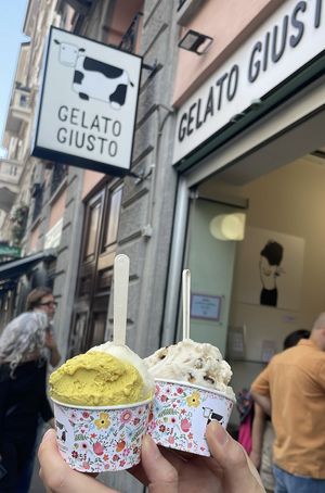   at Gelato Giusto in Milan