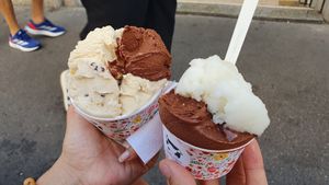 Ice Cream at Gelato Giusto in Milan