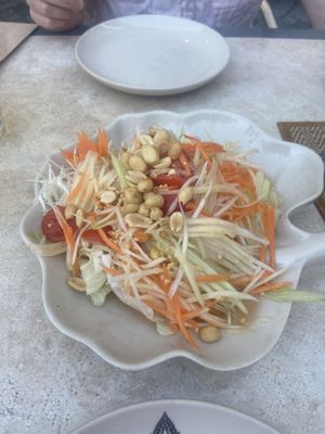 Vegan papaya salad   at Thai House in Lindau
