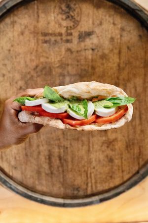 Panino Caprese Vegan (Lunch) at Civico 2064 in Los Angeles