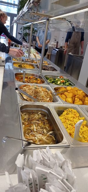 Couldn't believe all the options at Loving Bistro in Prague