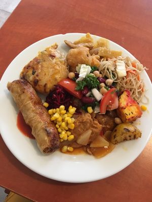 Buffet style  at Loving Bistro in Prague