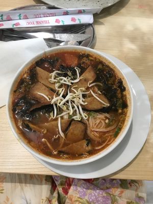 bun ka soup made to order at Loving Bistro in Prague