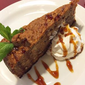 best carrot cake  at LoVeg in Prague