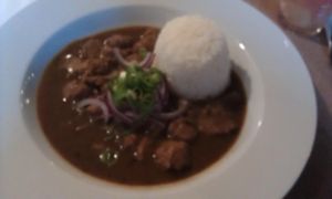 Goulash at LoVeg in Prague