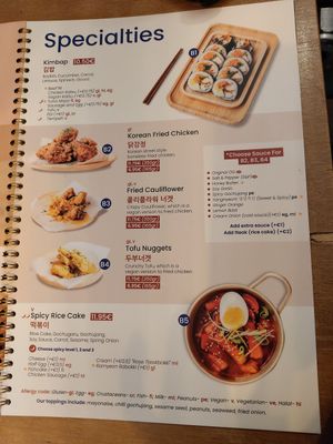 Menu specialties at Mama Bowls - Wageningen in Wageningen