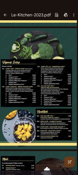 Vegane Currys II at Le's Kitchen in Teltow