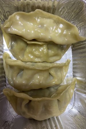 Veggie dumplings  at JD Sushi Restaurant in Agrigento