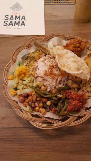 Nasi Campur at Toko Samasama in Haarlem