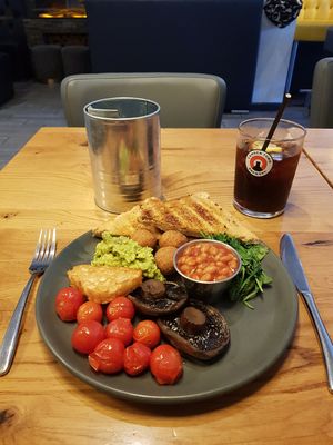 Vegan brekkie at Rocksalt in Crosby