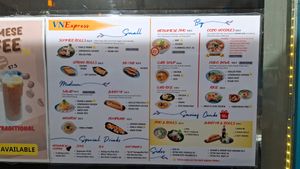 Menu Nov 25 at Little Miss Saigon in Auckland