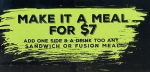 Make it a meal   at Vegan Mob in Vallejo