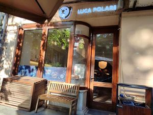 Vegan ice cream and coffee at Luca Polare • ლუკა პოლარე in Kutaisi