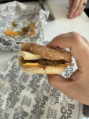   at Odd Burger in Victoria