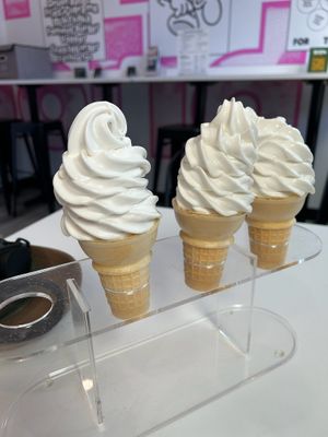 Soft serve ice cream at Odd Burger in Victoria