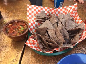 Chips and Salsa at Oscar's Cafe in Springdale