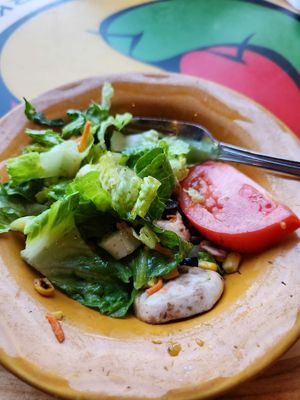 House salad at Oscar's Cafe in Springdale