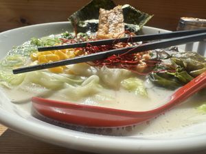   at Vegan Friendly Ramen by Playpen Friends in Nara