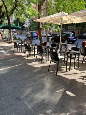 Terrace at Vanille in Madrid
