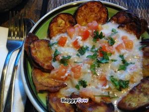 Eggplant in fresh coconut sauce at Eco Cafe in Nadi