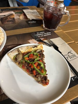 Pizza  at Pizzería Carlos - Vallehermoso in Madrid