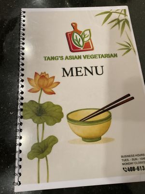   at Tang's Asian Vegetarian in San Jose