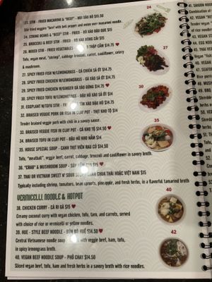   at Tang's Asian Vegetarian in San Jose