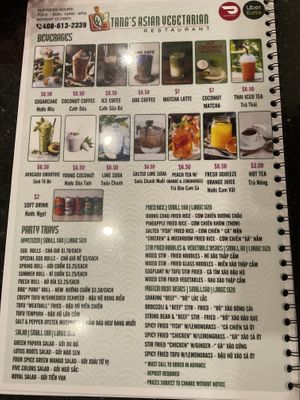   at Tang's Asian Vegetarian in San Jose