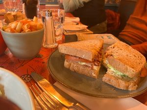 Blt n fries  at Pescado Lounge in Whitby